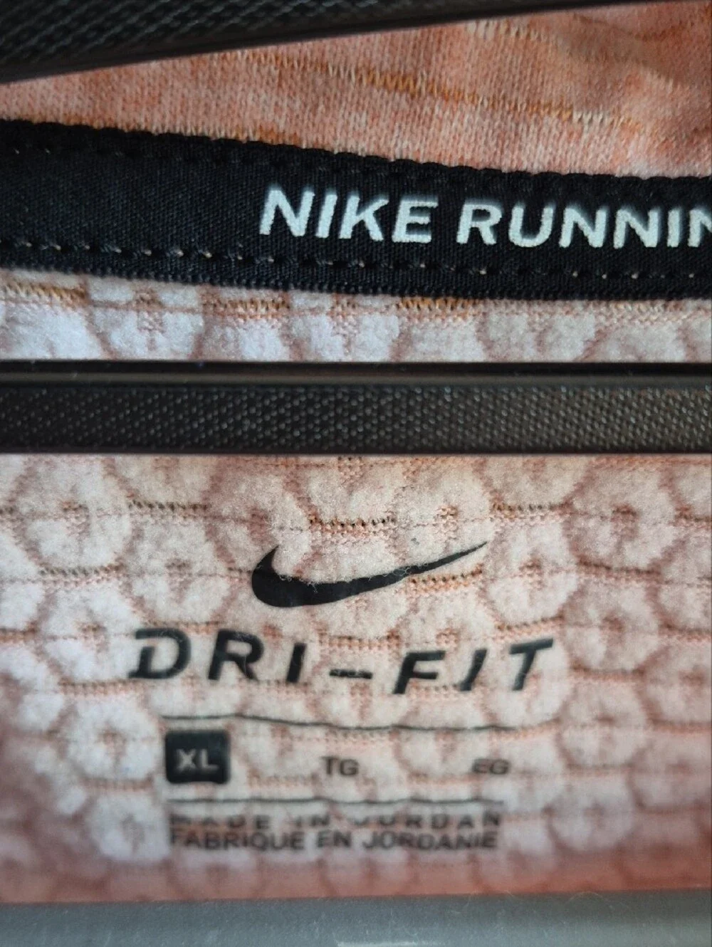 Nike Light Pink Long Sleeve Crewneck Top